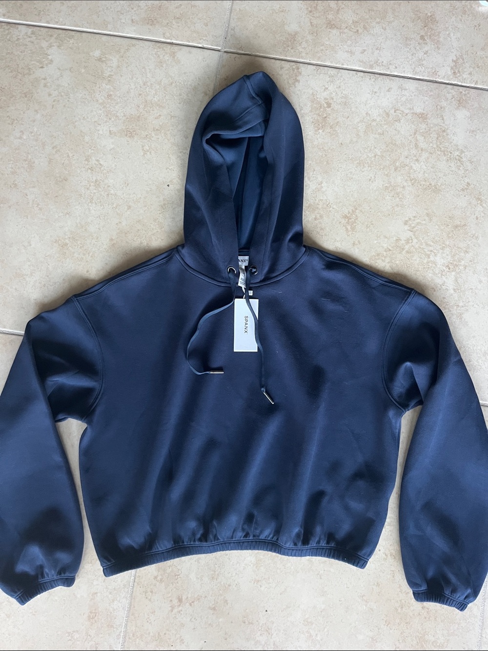 XS Spanx Navy Blue Hoodie